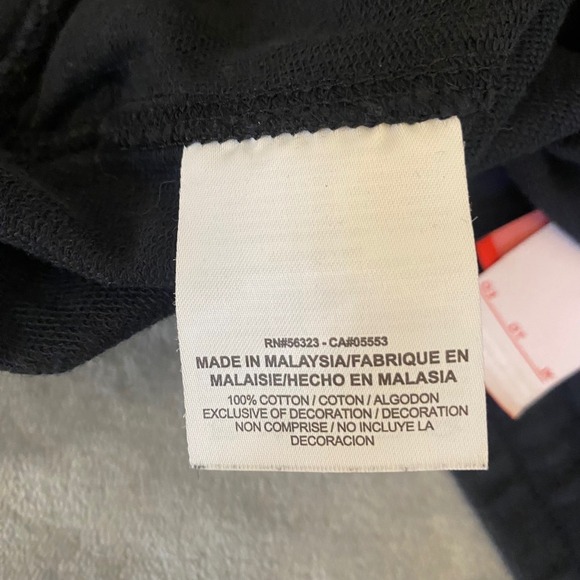 Nike Men's Black Jogger Sweatpants Elastic Waist Drawstring Logo Size XL - Picture 9 of 10